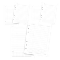 Jaquere 동주의 가방 6공 다이어리 호환 리필 내지 Day Planner 3p, 50매