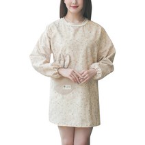 귀여운 긴소매 앞치마, TYPE02, 1개