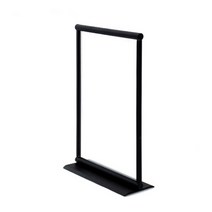 탁상용 철재 스탠드 T형 100 x 210 mm, 블랙, 1개