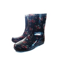 보생 K투명 여성 반장화, 장미, 250