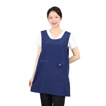 SF패션 원피스형 주머니 앞치마 L AE211, 네이비, 1개