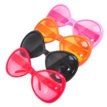 파티쇼 대왕 잠자리 안경 4종 세트, 레드, 핑크, 오렌지, 블랙, 1세트