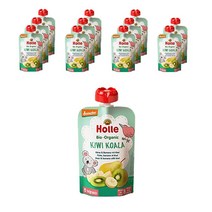 홀레 유기농 이유식 퓨레 키위 코알라, 배 + 바나나 + 키위, 12개, 100g