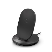 벨킨 부스트업 고속 무선 충전 스탠드 15W WIB002KR, 블랙, 1개