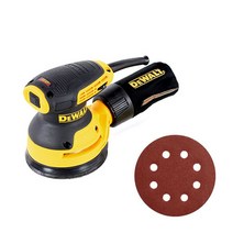 디월트 원형 오비탈 샌더 DWE6423 125mm + 마끼다 샌딩페이퍼 60방 12.7cm MD54508, 1세트