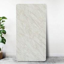 LPM 마블 라운드 접이식 테이블 1200 x 600 mm, 혼합색상
