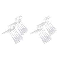 마녀의생활 논슬립 실리콘 코팅 자켓 옷걸이 여성용, 20개, 화이트