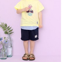 앤디애플 아동용 TOP 넘편한 롤업 3부 팬츠