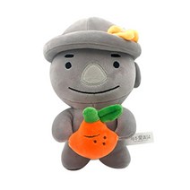 중독성있는 쫀득함 퐁당패밀리 제주 캐릭터 인형, 20cm, 유채르방