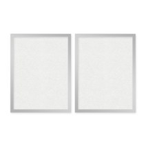 그라피킷 알루미늄 액자프레임 2p, 무광 실버