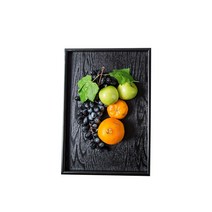 원목사각 트레이, 블랙