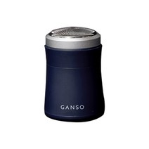 간소 충전식 3중날 미니 전기 면도기, GANSO-00801, 블루