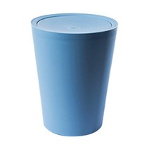 스타 심플 스윙 휴지통 8.5L, 블루, 1개