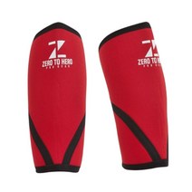 제로투히어로 네오프렌 헬스 무릎보호대 7mm RED, 2개