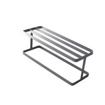 디몬 철제 실내화 걸이 와이드 1단, 그레이, 1개