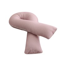 나다니엘 U자 세미소프트 바디필로우, 핑크