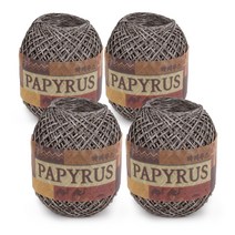 쎄비 파피루스 종이실 40g x 4p 세트, 웜 그레이, 100m, 4개
