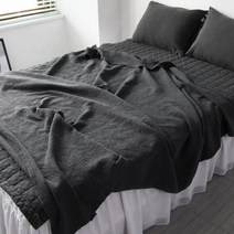 푸른자리 하임 모달 삼중 거즈 여름 홑이불, 차콜