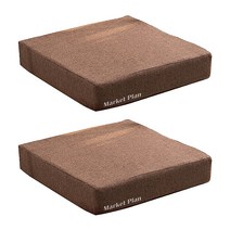 마켓플랜 고밀도 스펀지 방석 사각 8cm 2p
