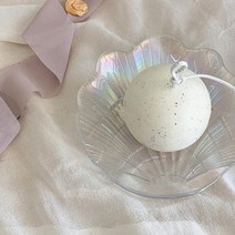 아이엘 조개껍질 악세사리 트레이, 투명무지개펄