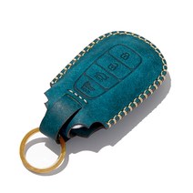 호즈 베뉴 / 그랜저IG / 코나 / I30PD / 뉴벨로스터N / 뉴싼타페TM 스마트 키케이스 버튼형, 골드(고리), 마린블루(케이스), H05