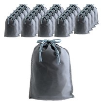 부직포 복주머니 더스트백 15 x 20 cm 25p, 그레이, 1개