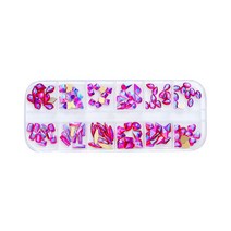 큐빅 풀스톤 12종 x 10p 세트, KD 04 02 레드, 1세트