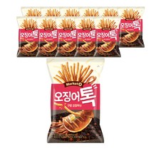 오리온 마켓오 오징어톡, 80g, 12개