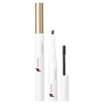 라라츄 스퀘어 듀얼 브로우, 다크 브라운, 1개