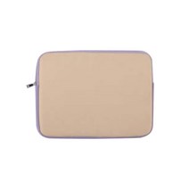 더블제이유 양면 컬러 노트북 파우치, 퍼플