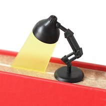 스탠드 조명 북마크, 블랙, 1개