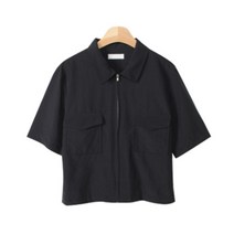 시크블랙 여성용 리메노 포켓 집업자켓 JK3353K16