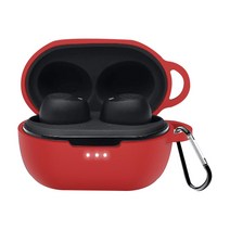 JBL 카라비너 일체형 슬림핏 케이스, RED, TUNE 115 TWS