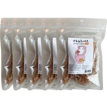 꺼내주세요 강아지 말랑말랑 돼지귀 슬라이스 간식 150g, 5개, 치즈맛