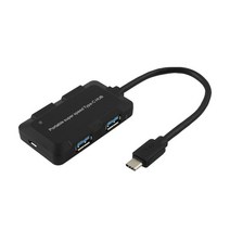 컴스 USB 3.1 Type C 허브 USB 4Port FW331, 혼합색상