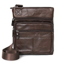 지바토 남성용 가죽 캐주얼 크로스백 6018