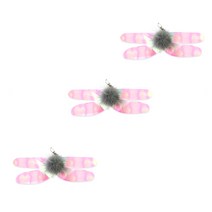 힐링타임 멜롱 롱롱 낚시대 장난감 리필 8cm NH-0344, 06 밍크 필름 잠자리, 3개
