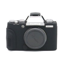 FUJIFILM X-T100 카메라 실리콘 바디보호용 케이스 블랙, 1개