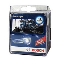보쉬 스타 브라이트 자동차 전구 H4, 화이트, 1개