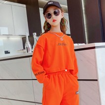 앤젤아이 여아용 Fine 크롭 조임팬츠 세트