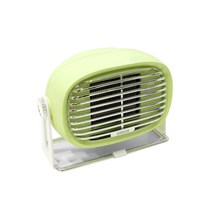 코드26 캠핑 전기 PTC 미니 팬히터 500W, 멜론, CODE-PTCF500ML