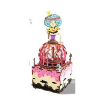 라포유 DIY 오르골 뮤직 박스 입체퍼즐, E, 100피스