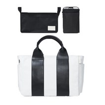 미카스튜디오 미카백 기저귀가방 + 이너백 + 쿨링백, 화이트 + 블랙(미카백), 블랙(이너백, 쿨링백)