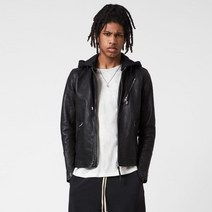 올세인츠 남성용 Leather HARWOOD 자켓