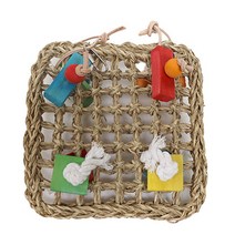 리프패럿 알록 격자 매트 놀이터 S, 혼합색상, 1개