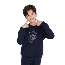 팬콧 아동용 트랙 레터링 맨투맨