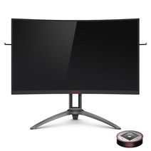 알파스캔 80cm QHD AGON 155 프리싱크 HDR 게이밍 무결점 커브드 모니터, AG323QCX2