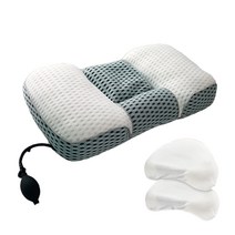 에어로 C커브 경추베개 사각형 + 베개커버 2p, 사각