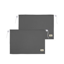 아이자리 차량용 햇빛가리개 차박용커튼, 차콜그레이, 2p