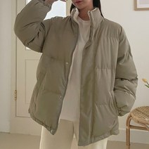 플랜데이 여성용 리버시블 양면 패딩 점퍼